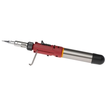 Image of IRODA SolderPro 150 30-125W Butane Gas Soldering Iron Kit - Red