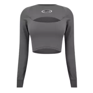 Image of Ellesse Lissa Crop - Grey