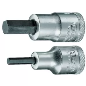 Image of Gedore Screwdriver bit socket 1/2" in-hex 7 mm