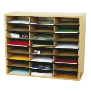 Image of 24 Section Literature Classroom Organiser