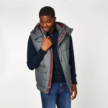 Image of Jack Wills Eco Firstone Puffer Gilet - Charcoal