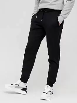 Image of Superdry Orange Label Classic Jogger - Black Size M Men