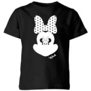 Image of Disney Minnie Mouse Mirror Illusion Kids T-Shirt - Black - 5-6 Years