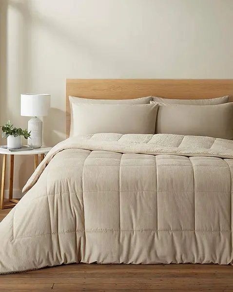 Image of CL Cosy Cord Coverless Duvet Natural ONE SIZE ZA31002