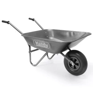 Image of The Handy 65 Litre Galvanised Wheelbarrow