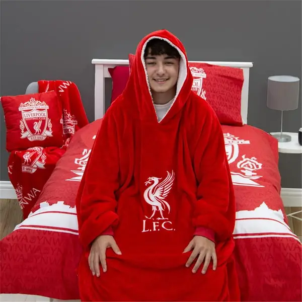 Image of Liverpool FC LIVERPOOL REDOUT WEARABLE HOODED FLEECE LARGE Multi 40153499140