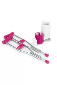 Image of Sophia's 18" Doll 4 Pcs Cast & Crutches Accessories Play Set