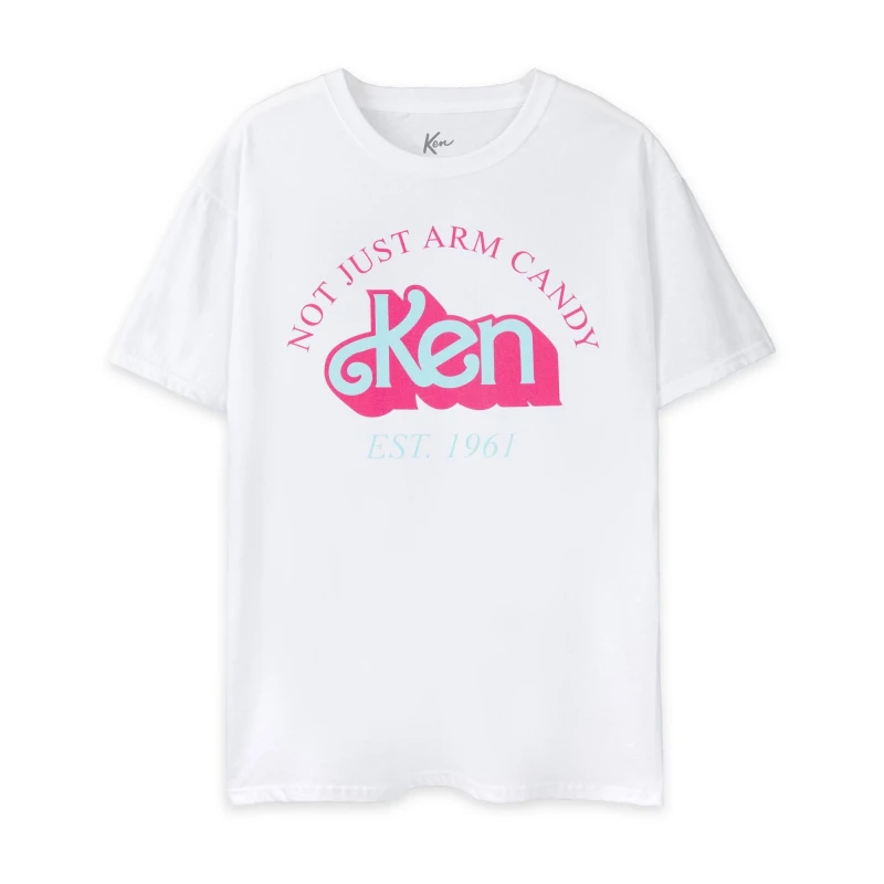 Image of (XX-Large) Barbie Short Sleeved T-Shirt (Mens White)