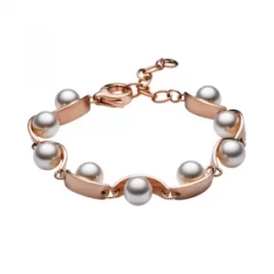 Image of Ladies Skagen PVD rose plating Agnethe Bracelet