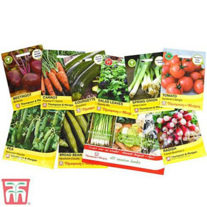 Image of Thompson & Morgan Nurserymans Choice Veg Seed 50 Packets (Tm)