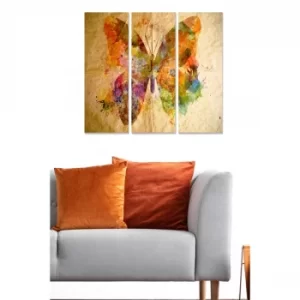 Image of MDF25174309 Multicolor Decorative MDF Painting (3 Pieces)