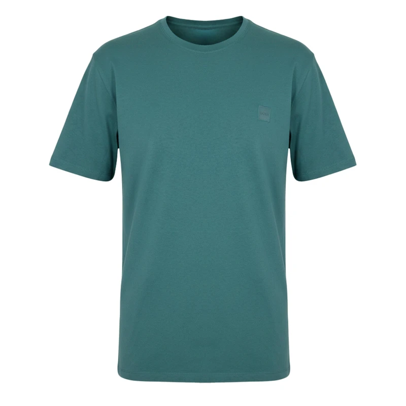 Image of Boss Mens HBO Tales T-Shirt, Premium Cotton Open Green male L