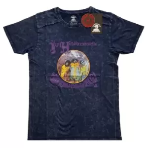 Image of Jimi Hendrix - Experienced Unisex XX-Large Snow Wash T-Shirt - Blue