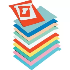 Image of 2001002 Size 1 White T-cards (Pack-100)