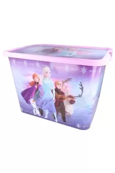 Image of STOR Disney Frozen II Storage Click Box - Size: 23 Litre - Purple