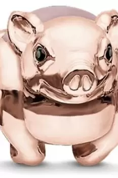 Image of Thomas Sabo Jewellery Karma Beads Rose Quartz Piglet JEWEL K0197-417-9