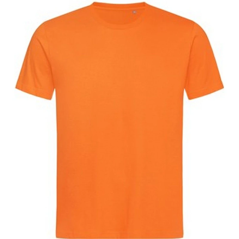 Image of Stedman Stedman Men Lux T-Shirt in Orange Size: Small Orange S Male 5063107600301