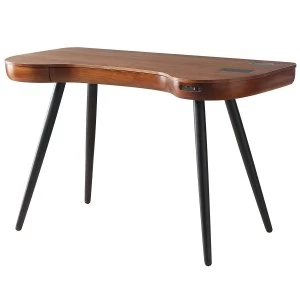 Image of Jual San Francisco Walnut Smart Speaker Charging Desk