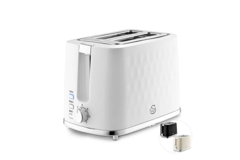 Image of Swan Hexton 2 Slice Toaster in White White Unisex