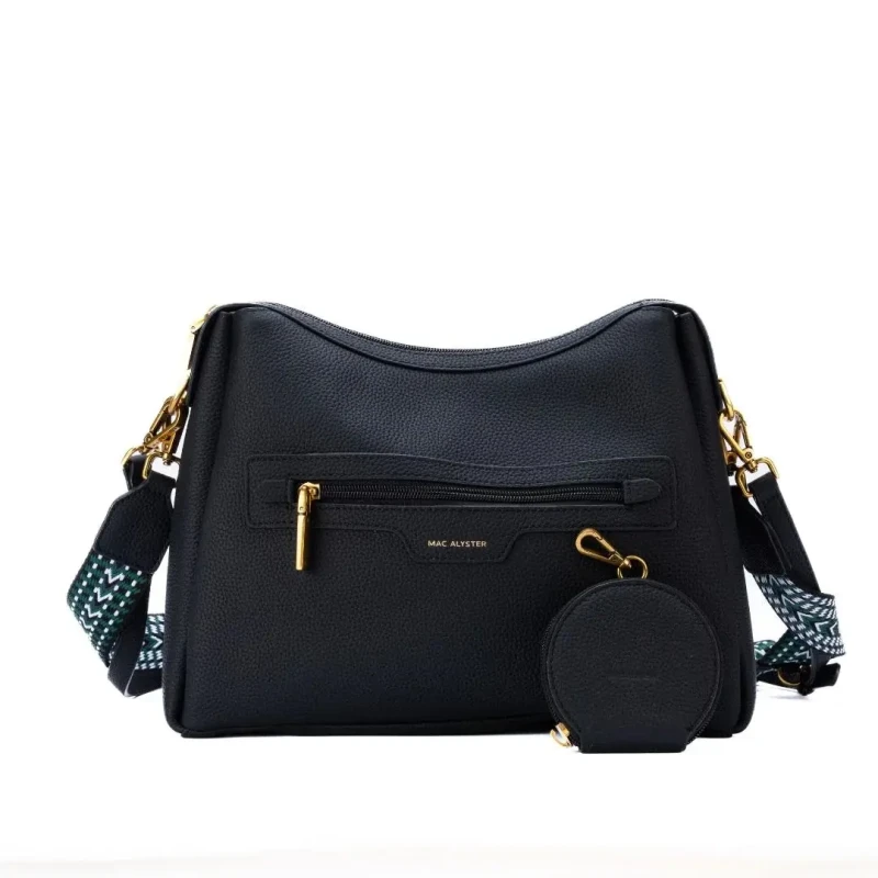 Image of Mac Alyster Crossbody bag For Her Mac Alyster Giulia Noir Female TU
