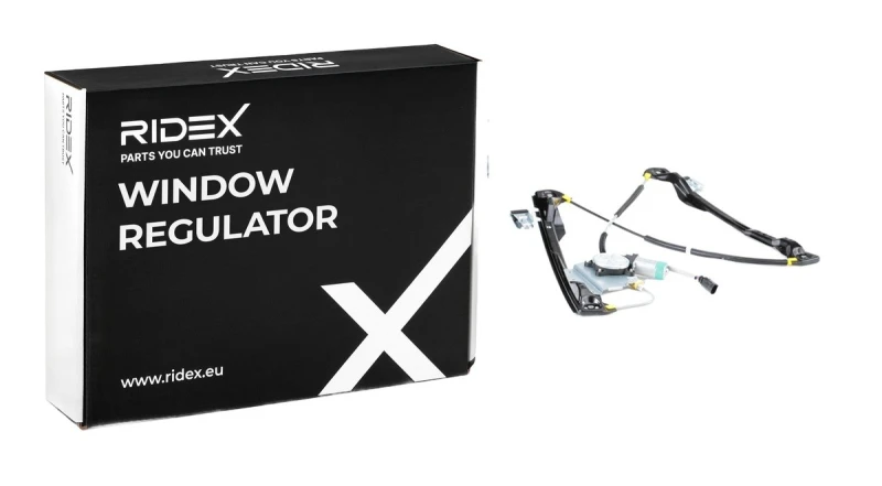 Image of RIDEX 1561W0271 Window regulator Right Front, Operating Mode: Electric, with electric motor Window Winder (1561)