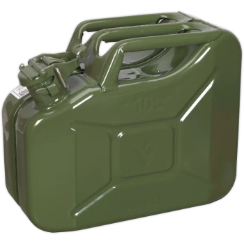 Image of Sealey Metal Jerry Can 10l Green