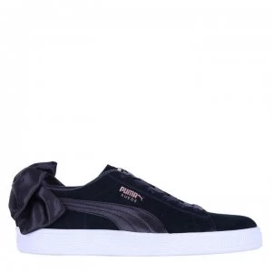 Image of Puma Suede Bow Womens Shoes - Black