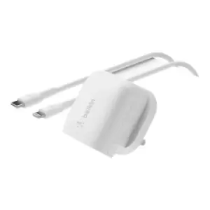 Image of Belkin WCA006MY1MWH-B5 mobile device charger Universal White AC Fast charging Indoor