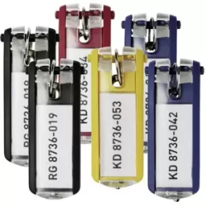 Image of Durable Key ring 194927 KEY CLIP Multicolour 24 pc(s)