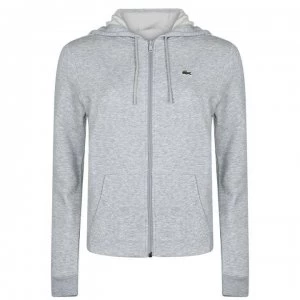 Image of Lacoste Sport Zip Hoodie - Grey Chine