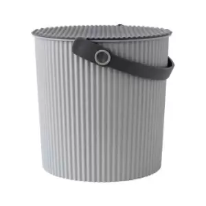 Image of Hachiman Omnioutil Storage Bucket & Lid Medium - Lux Grey