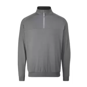 Image of Stuburt Half-Zip Golf Mid Layer - Grey