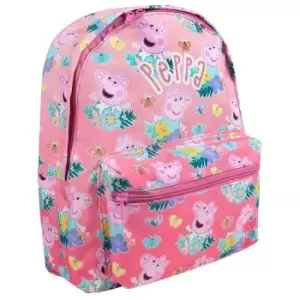 Image of Peppa Pig All-Over Print Backpack (One Size) (Pink)