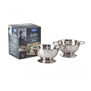 Image of Denby James Martin Gastro 2 Piece Mini Colander Kit