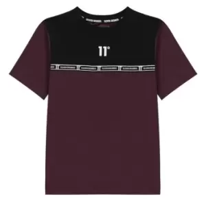 Image of 11 Degrees Taped T-Shirt - Red