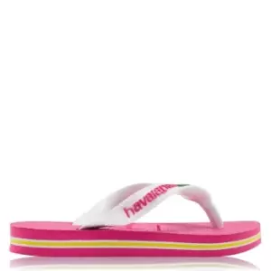 Image of Havaianas Logo Flip-Flop Junior - Pink