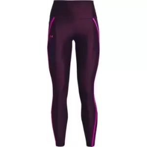 Image of Under Armour Heatgear Shine Mesh Leggings Ladies - Purple