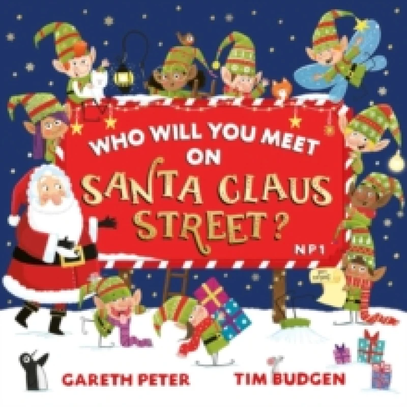 Image of Gareth Peter Who Will You Meet on Santa Claus Street Book Multi