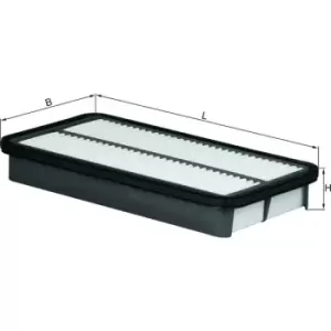 Image of x1 Mahle Air Filter Filter Insert LX809 72006583 Made in KR