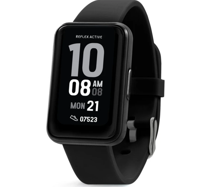 Image of Reflex Active Black Strap Calling Smart Watch