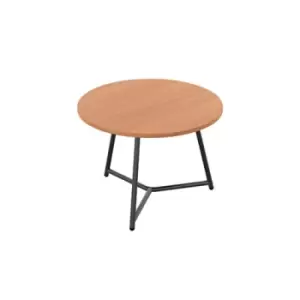 Image of Jemini Trinity Low Table 600x600x435mm Beech/Black KF823353