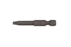 Image of Teng Tools FL5008B03 5.5mm Flat Bit - 50mm Long for Slotted Heads 1/4" Hex 3pk
