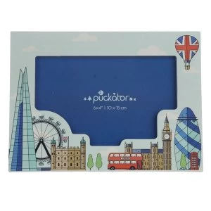 Image of London Icons Wooden Photo Frame