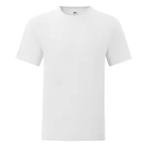 Image of Fruit Of The Loom Mens Iconic T-Shirt (M) (White)