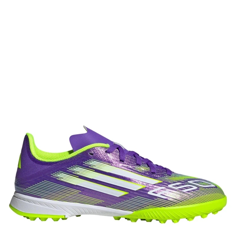 Image of adidas F50 League Childrens Astro Turf Football Boots Purple/White male 1 (33)
