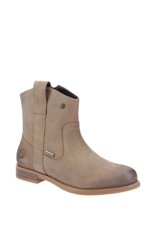 Image of Cotswold Womens Signet Ankle Boots in Taupe Size: 5 Taupe Female 5