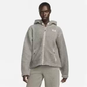 Image of Nike Therma-FIT Womens Full-Zip Hoodie - Grey