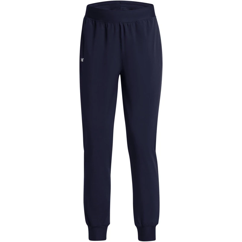Image of Under Armour Womens High Rise Woven Performance Tracksuit Bottom Blue female 8 (XS)
