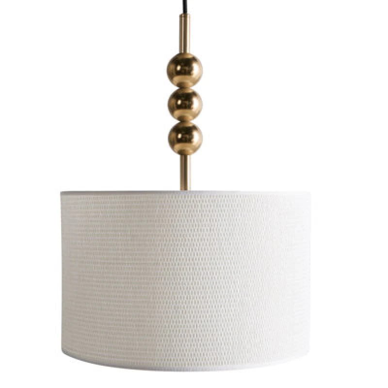 Image of Beliani Pendant Lamp Loky Metal Brass