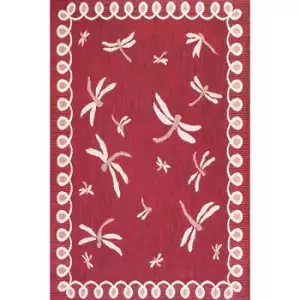 Image of Ultimate Home Living Group Dragon Fly Design Outdoor/Indoor Rug 80 x 150 cm